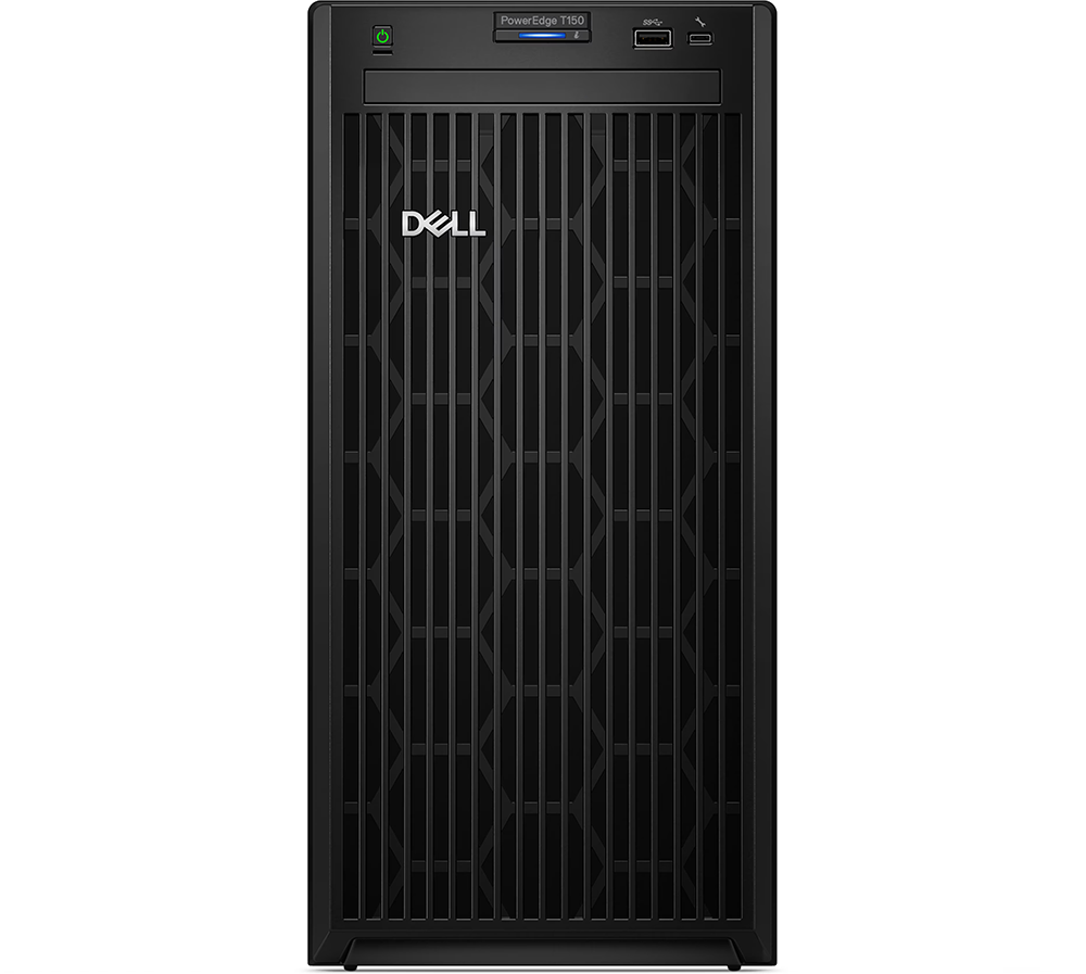 Dell PowerEdge T150 Tower Server Intel Xeon E-2314 2.80GHz 4 Cores 8GB UDIMM RAM 2TB Hard Drive